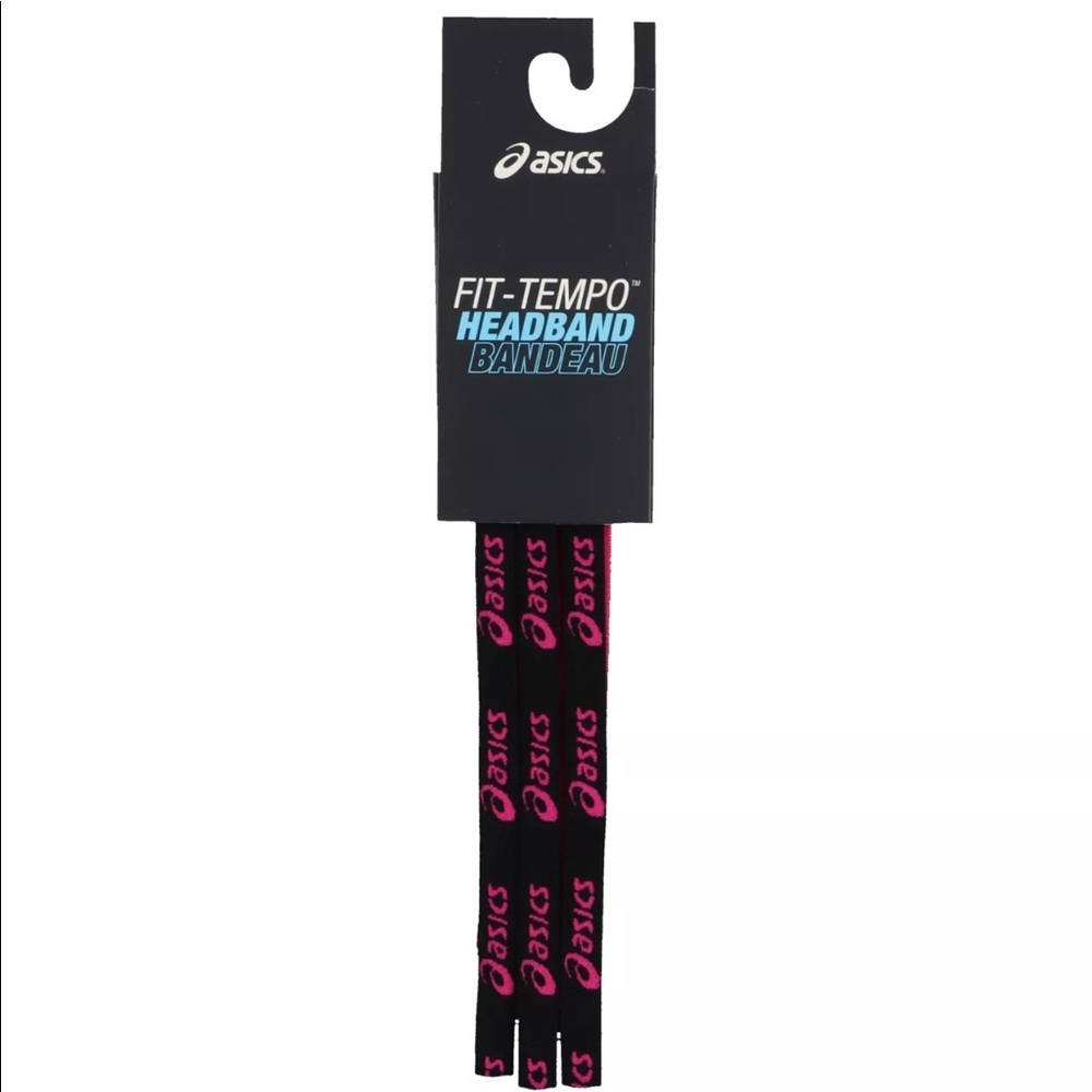 Asics Fit-Tempo Headband Black Pink